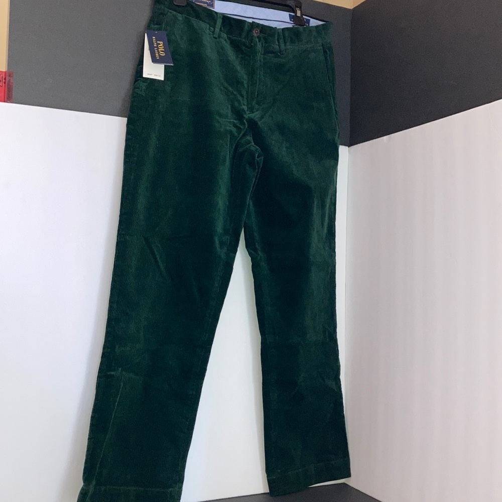 Green corduroy Polo Ralph Lauren pants
